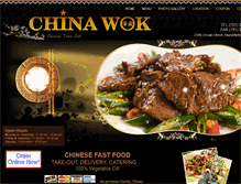 Tablet Screenshot of chinawokmarshfield.com